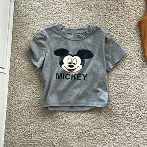 Mickey mouse crop top